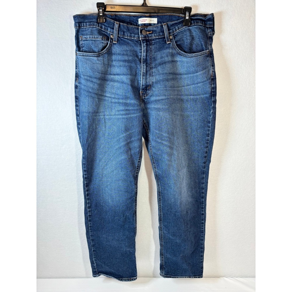 Levi Strauss Signature Athletic Fit Mens Blue Denim Jeans W38 L30 Medium Wash